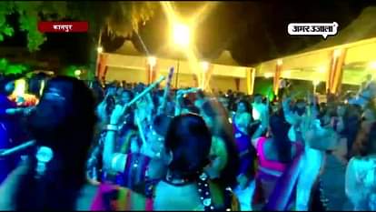 Dandiya dance performance in Kanpur 
