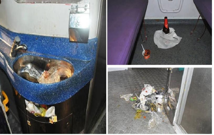 Taps and carpets missing from Mahamana express after first ride