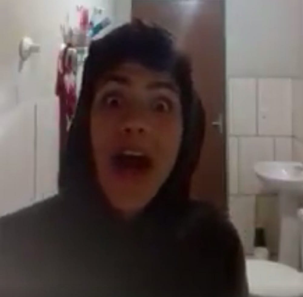 Watch Funny Video Of How Cat and Man Ran Away Seeing Rat In Bathroom
