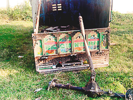 Student dies in road accident, seven wounded