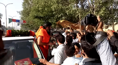 characterless cannot call themselves a saint says baba ramdev 