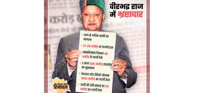 himachal assembly election BJP poster campaign in himachal pradesh