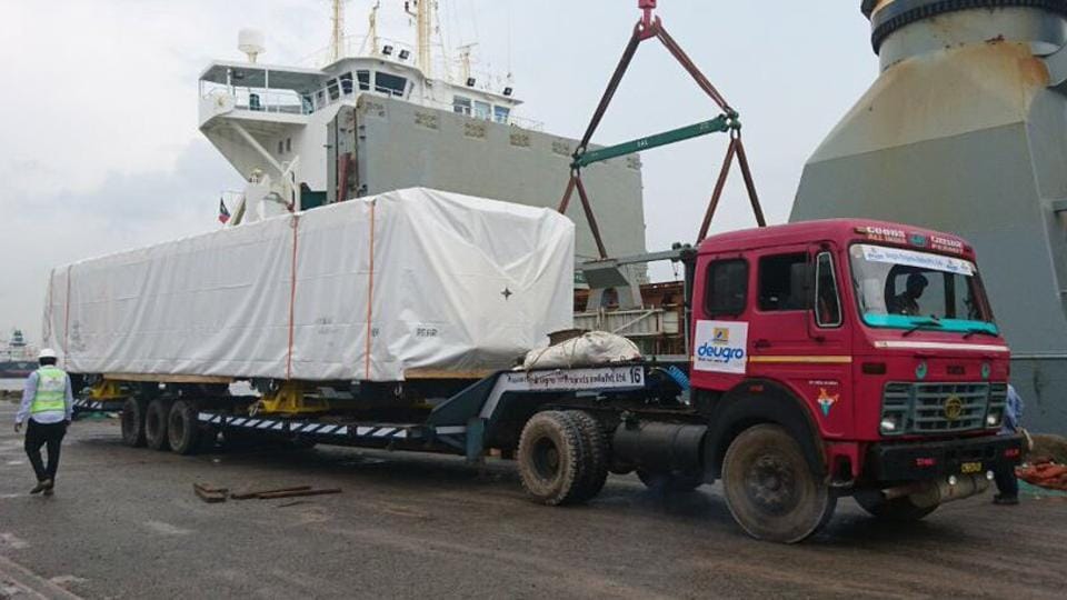 this engine from france will give speed to freight goods train