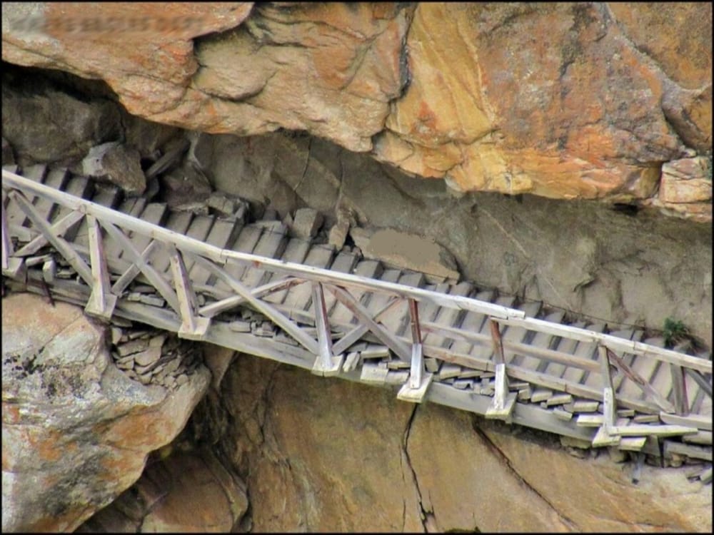 world most dangerous route Gartangli photos on world tourism day 2017