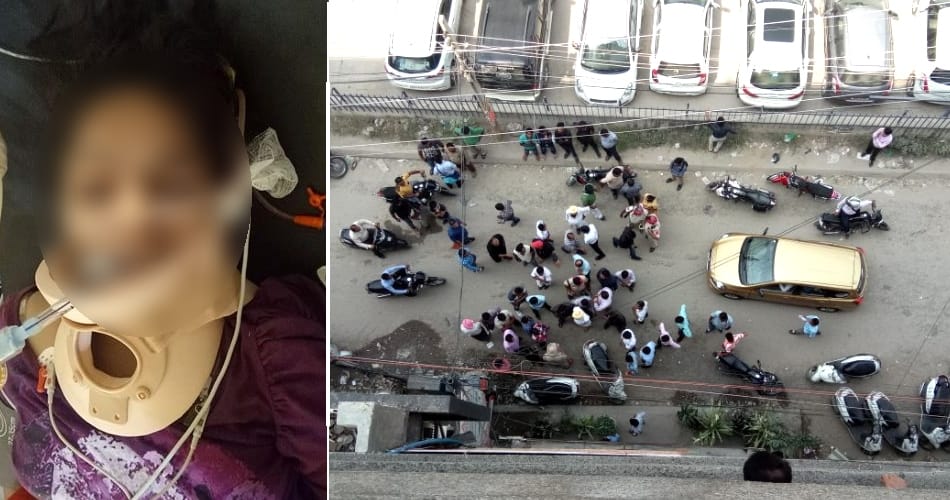 jalandhar girl Jumped from 5th floor, death