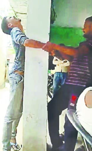 Video of beating the youth