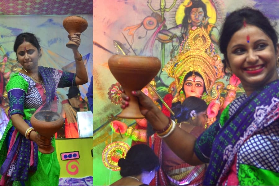 pics of navratra celebration in Lucknow.