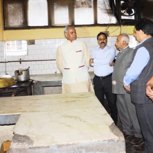governor acharya dev vrat sudden visit to HPU Shimla