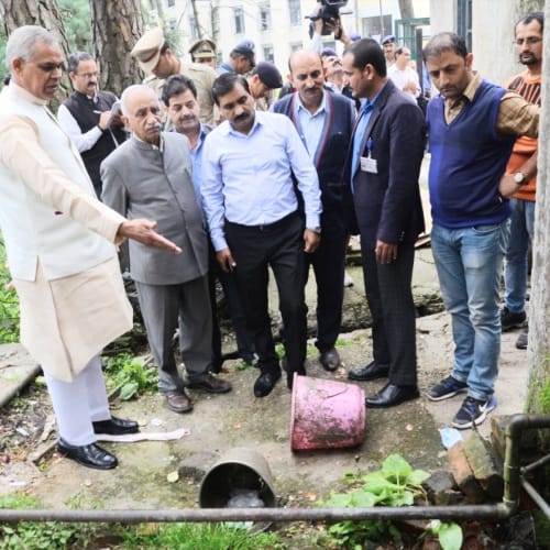 governor acharya dev vrat sudden visit to HPU Shimla