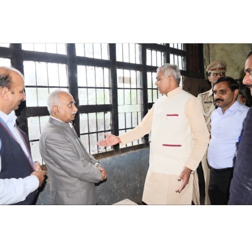 governor acharya dev vrat sudden visit to HPU Shimla
