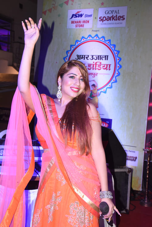 amar ujala maha dandiya show at kanpur