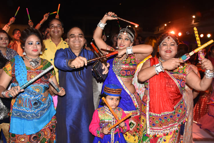 amar ujala maha dandiya show at kanpur