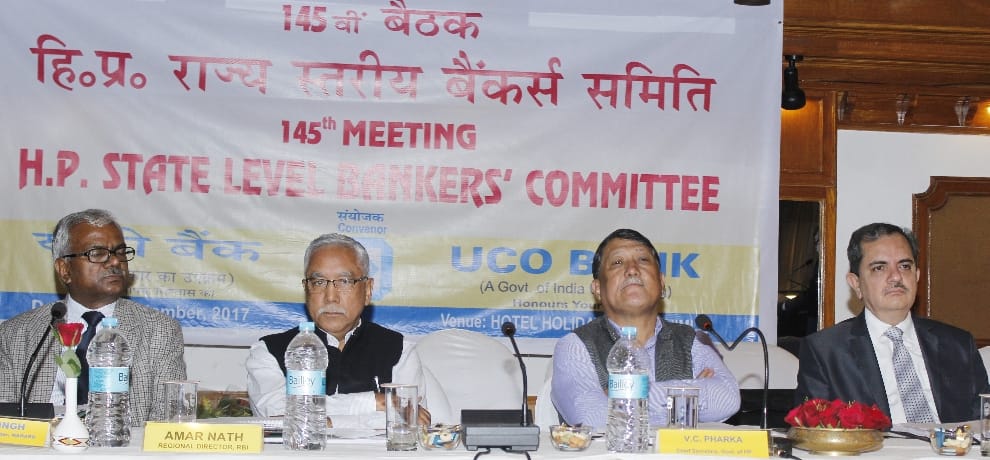 chief secretary vc pharka urged bank to focus on cashless