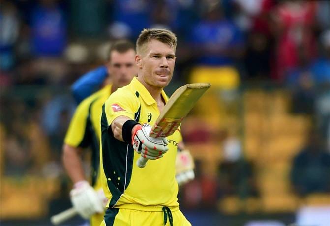 David Warner becomes the first Australian to score a century in his 100th ODI 