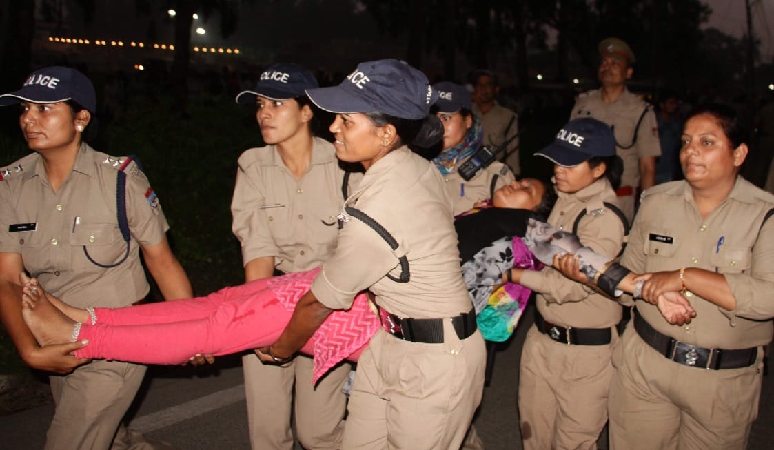 Education motivator protest after one youth death in dehradun