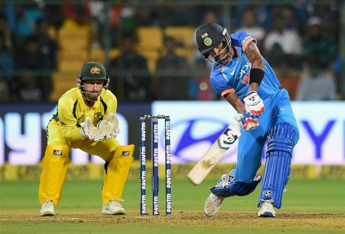 hardik pandya hits Most sixes in ODIs in year 2017  