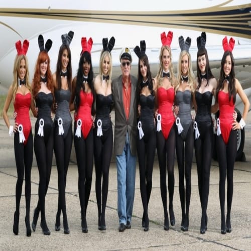See the pictures of Playboy Magazine founder Hefner life