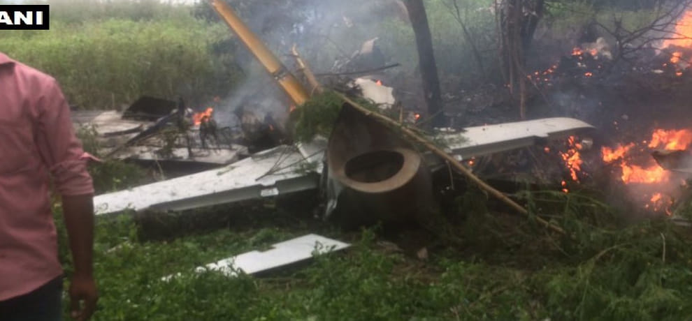no causalities reported after IAF trainee aircraft crashed in telanganas keeesara