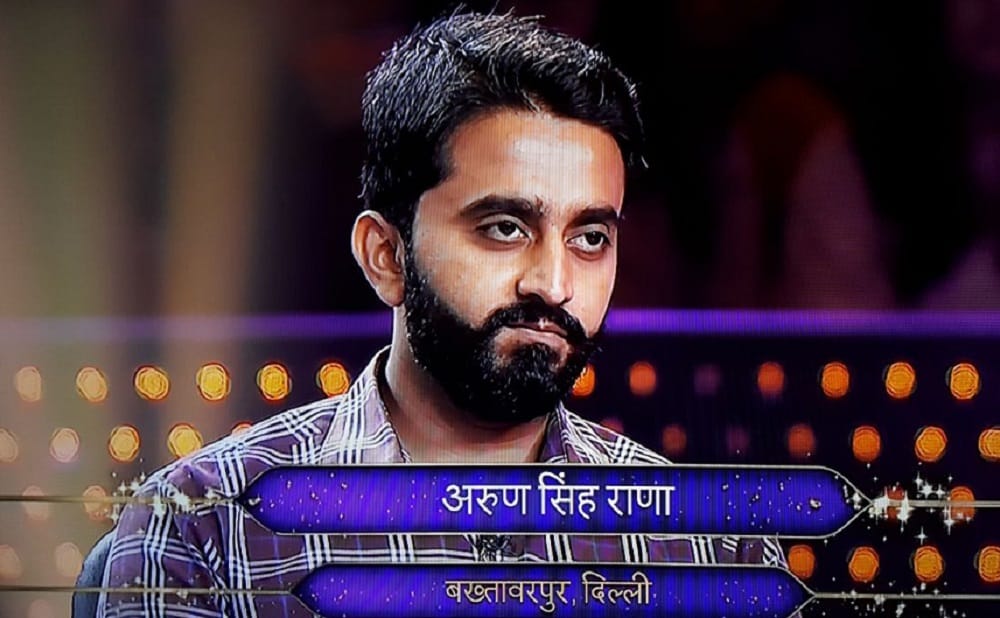 amitabh bachchan hosted kaun banega crorepati contestant arun singh rana wins 1250000 rupees
