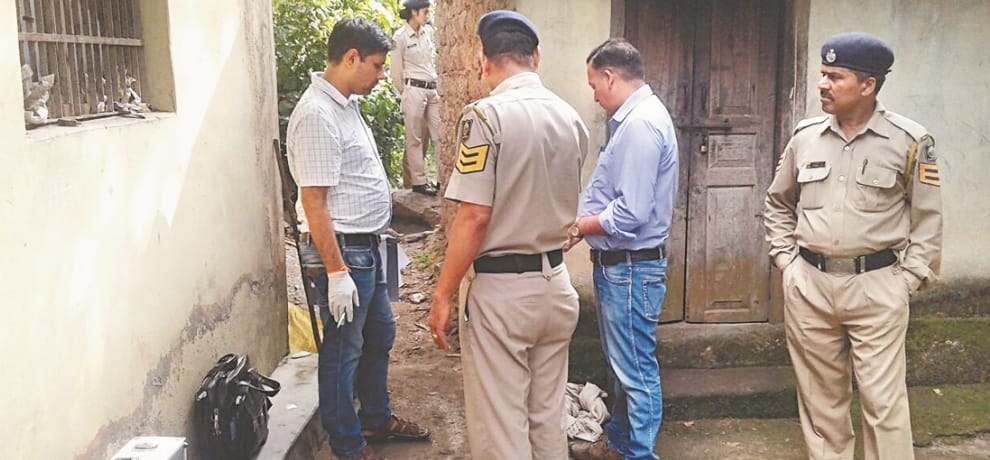 postmortem report of old lady murder case in mandi