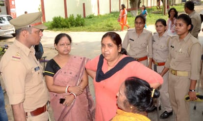 varanasi police went police for take comment of victim girl