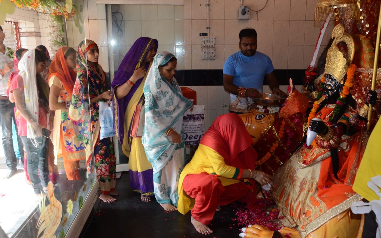 Kanya Pujan on Ashtami