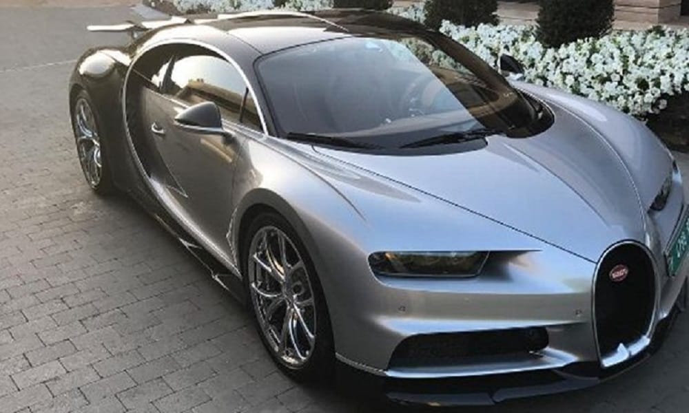 Footballer Cristiano Ronaldo shows off Buggati Chiron worth Rs 19 crore