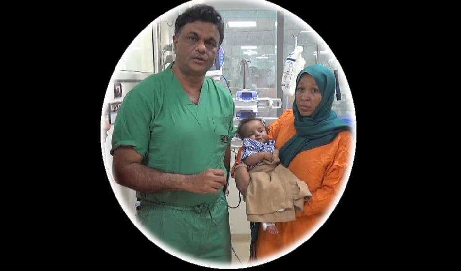 This doctor used a unique experiment on the child the body was completely blue
