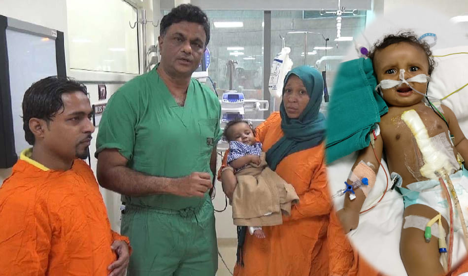 This doctor used a unique experiment on the child the body was completely blue