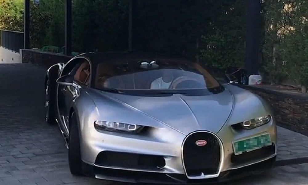 Footballer Cristiano Ronaldo shows off Buggati Chiron worth Rs 19 crore