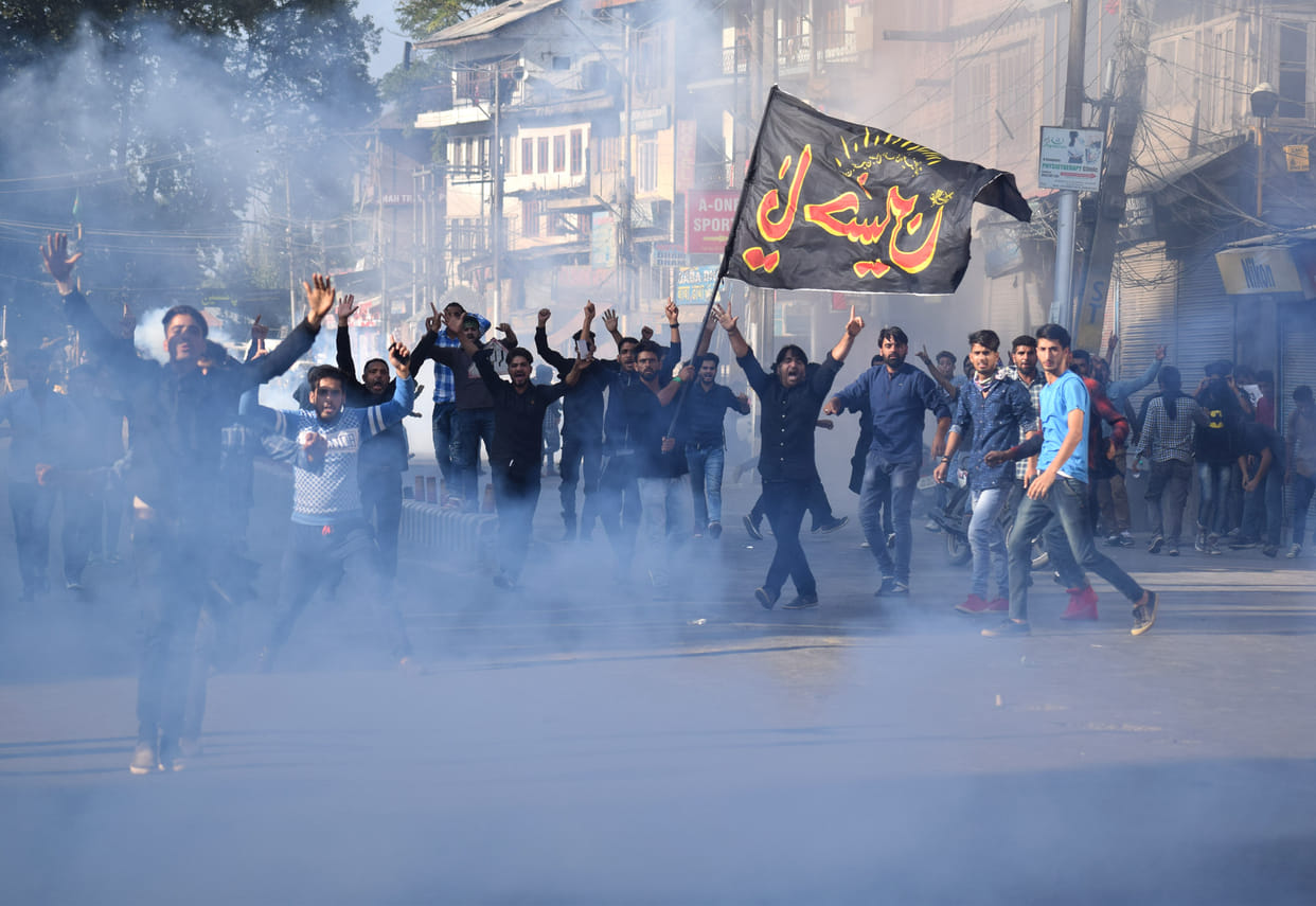 INPUTS OF VIOLENT PROTESTS IN KASHMIR