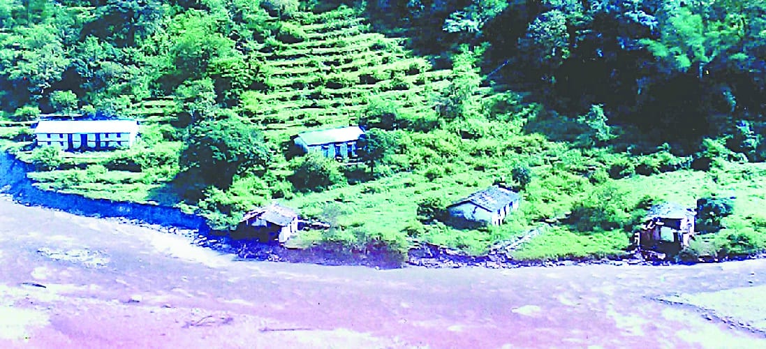Lachuli village was vacant due to disaster