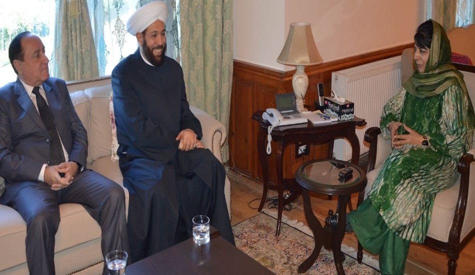 MEHBOOBA MUFTI meets grand mufti of syria