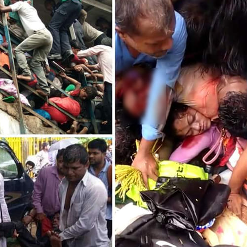 see in pictures mumbai elphinstone stampede accident