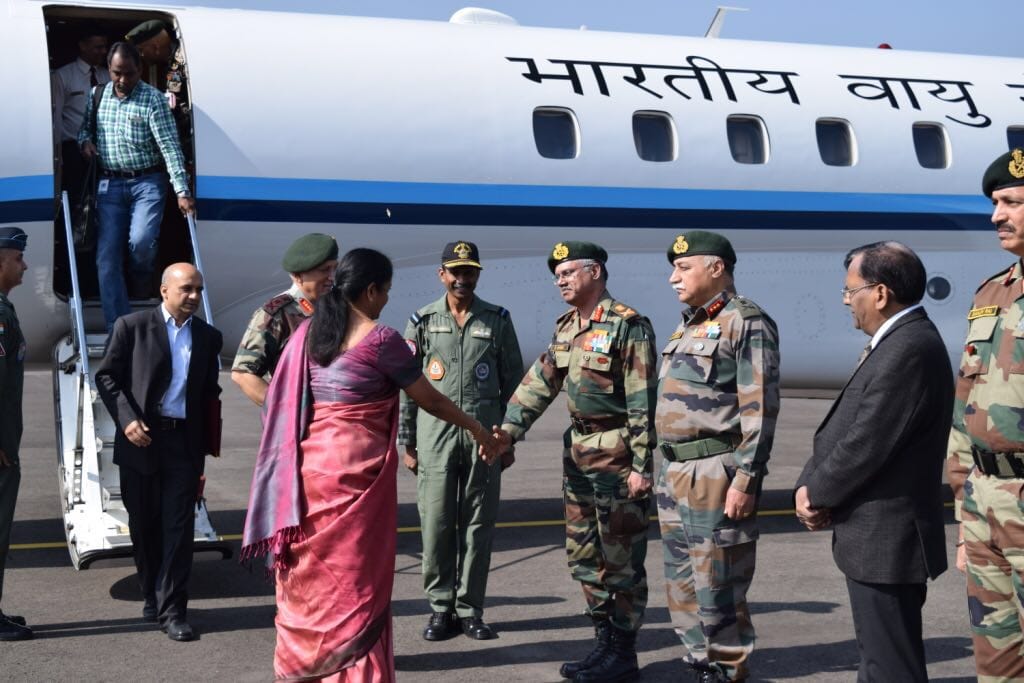 defence MINISTER NIRMALA SITARAMAN COME TO SRINAGAR