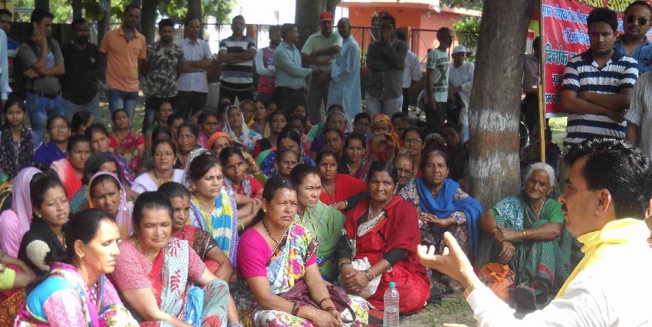 The villagers stopped the agitation on the assurance of MLA