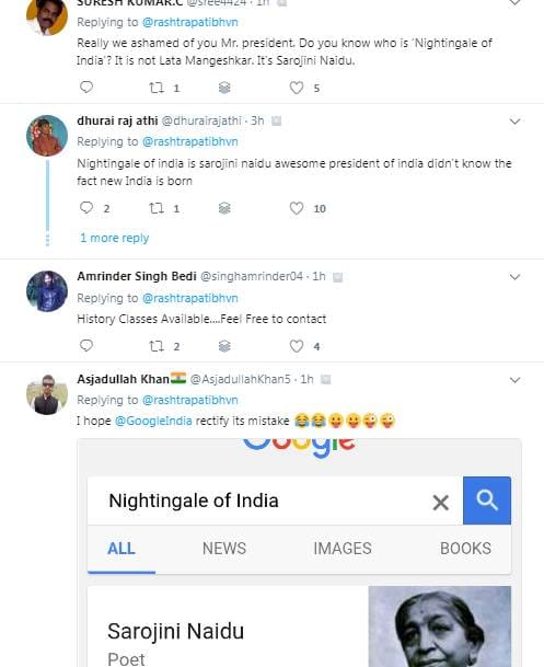 President congratulations on birthday of Lata Mangeshkar on social media