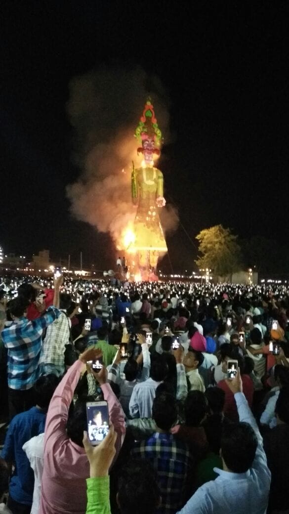 world's highest statue of ravana dahan in haryana