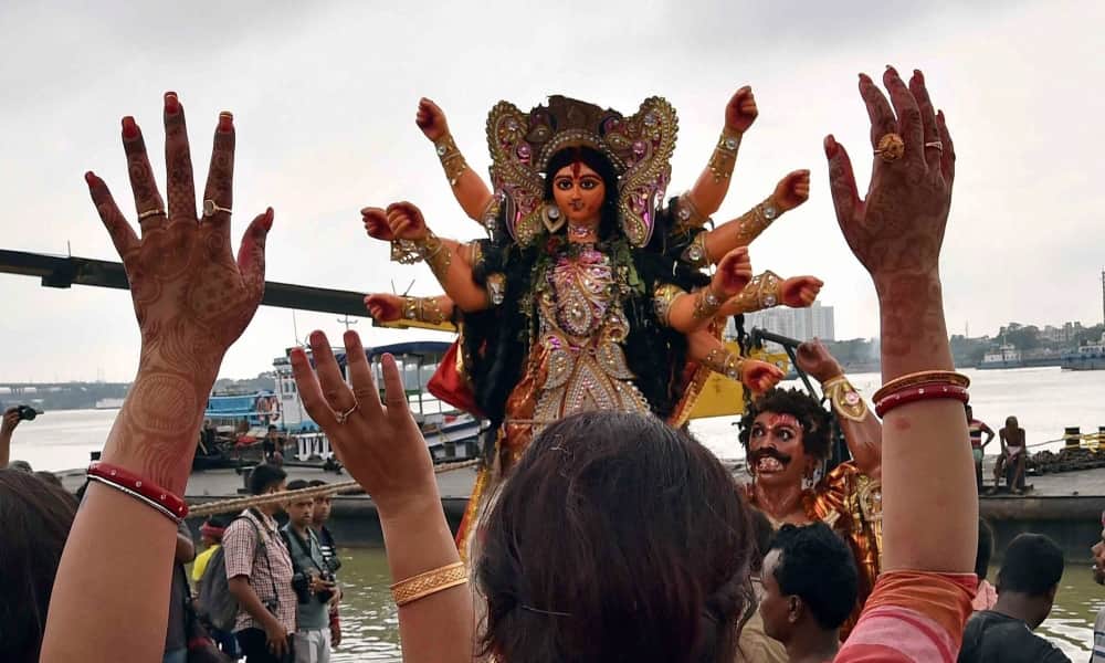 50 thousand rupees fine and six years imprisonment for immersion of idols in Yamuna