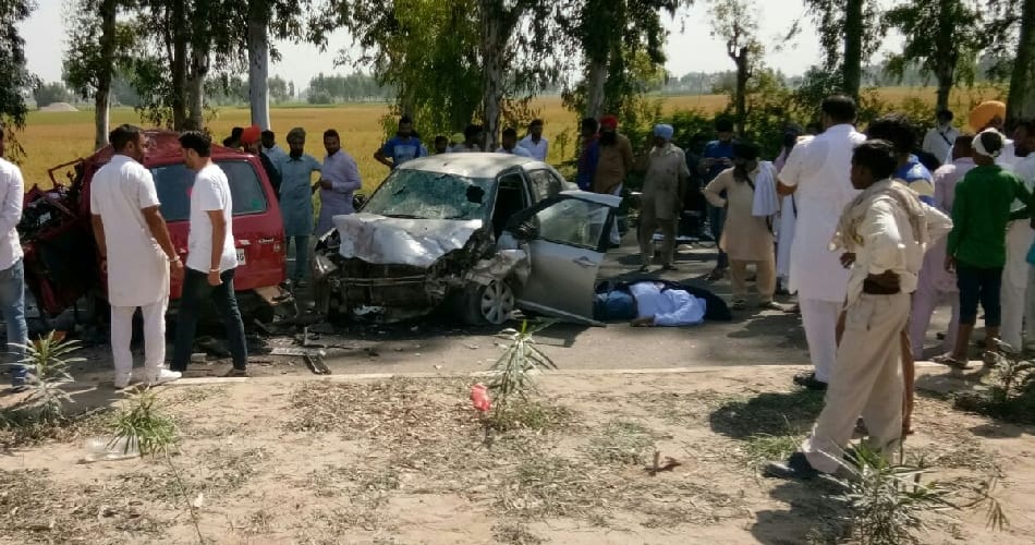 road accident in ferozpur, 5 people killed