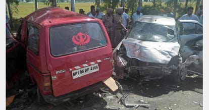 road accident in ferozpur, 5 people killed