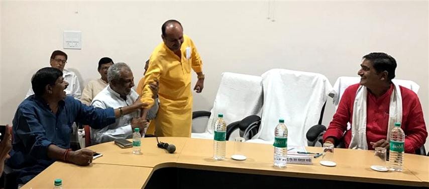 'Lalji' seeing 'Devraj' 'Lal'