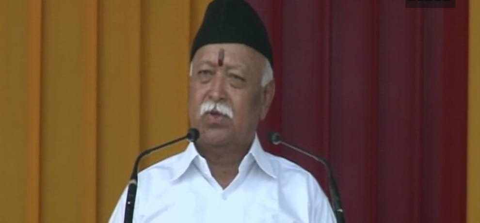  mohan bhagwat address in celebration of dushera by RSS at its headquarter in maharashtras nagpur 