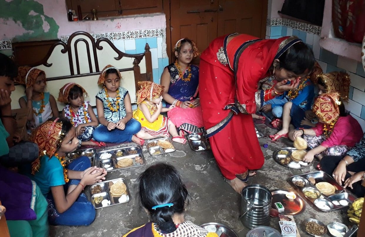 हवन पूजन के साथ सम्पन्न हुआ नवरात्रि का पर्व