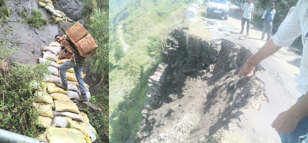 Himachal Rampur Apple farmers resent bad condition of roads