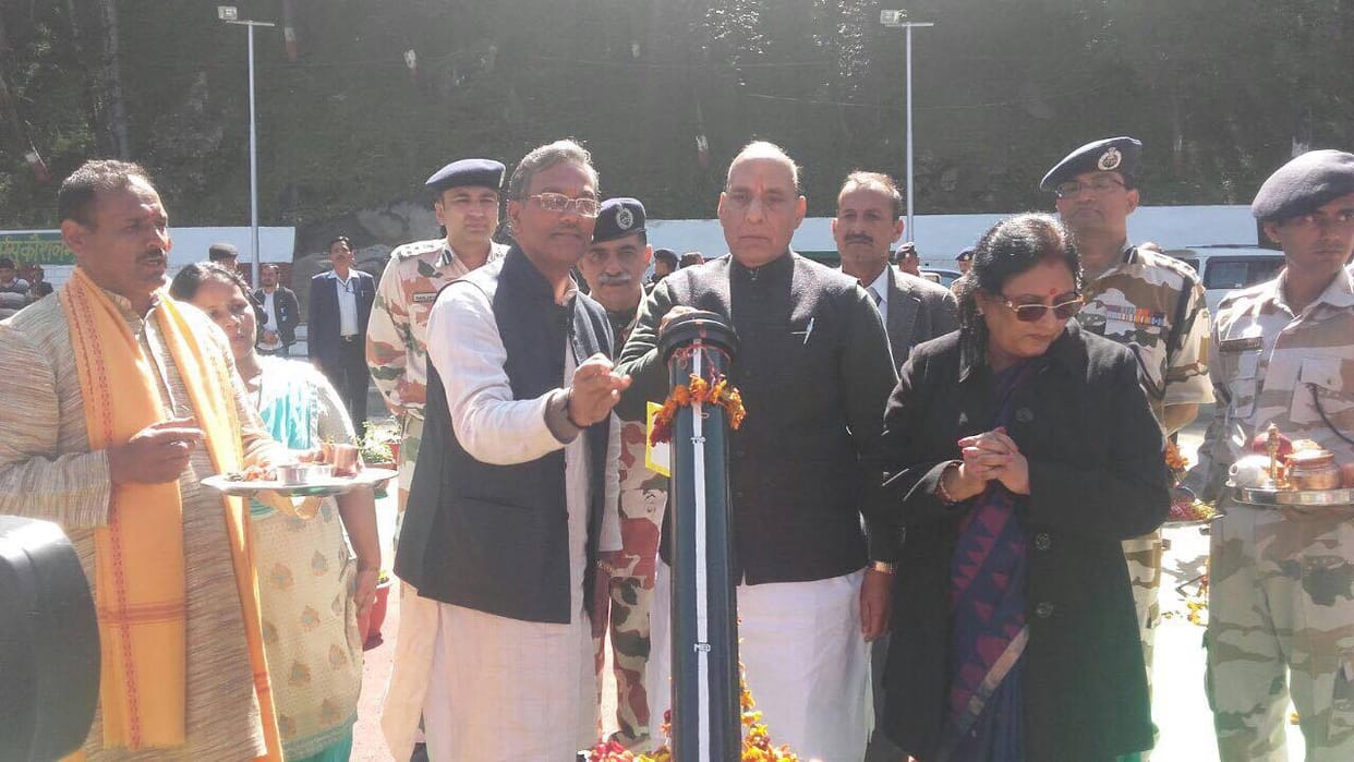 rajnath singh celebrate dussehra with itbp 