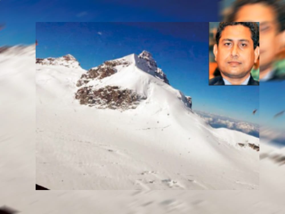 indian oil corporation DGM dead body found on glacier
