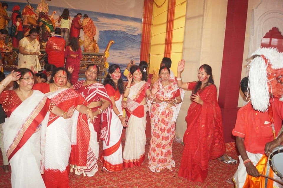 Day of departure of devi maa at Vijaya Dashami 