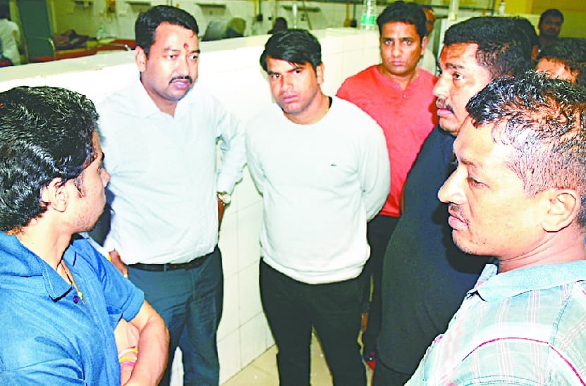 Elephant crushed the laborer in Kishanpur town