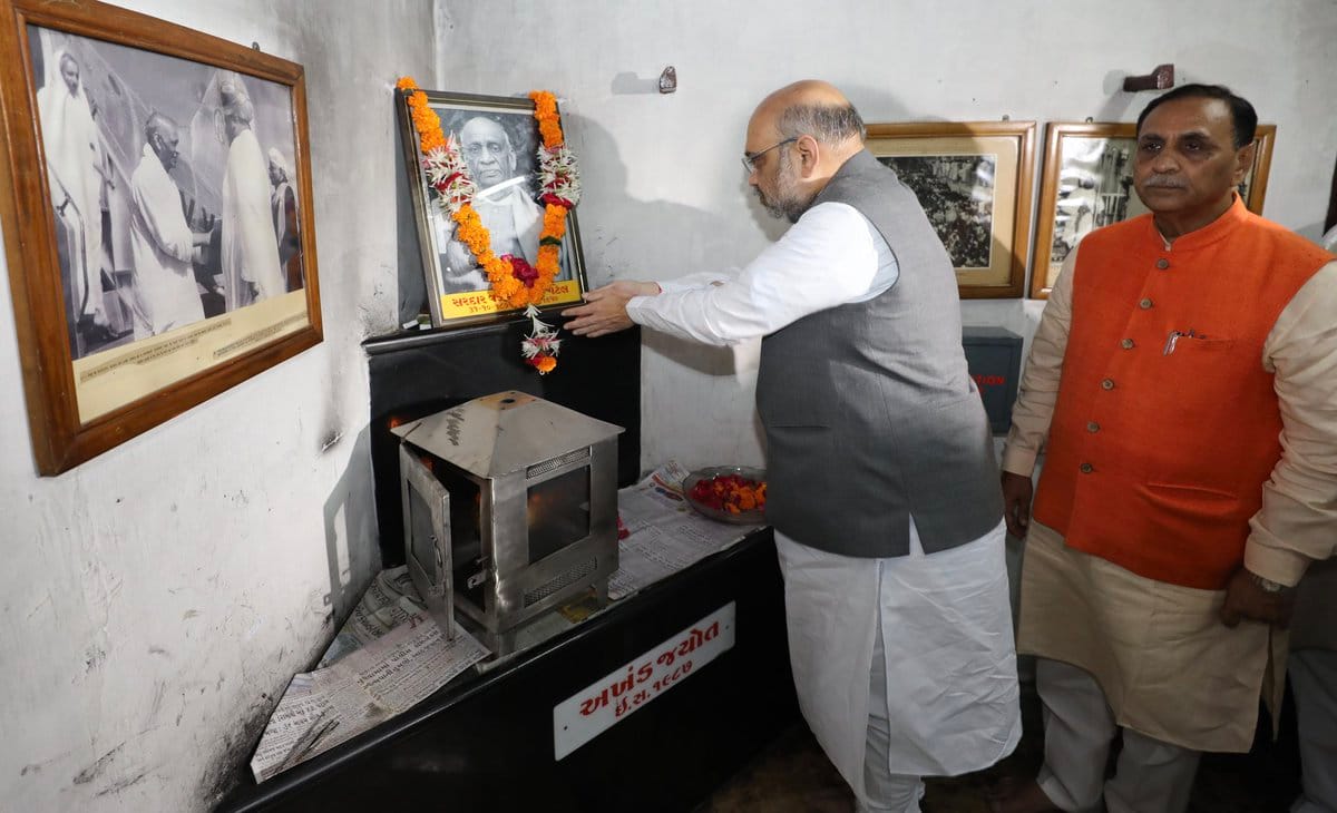 BJP President Shri Amit Shah will launch Gujarat Gaurav Yatra on sunday birthplace of Sardar Patel